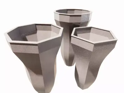 Conjunto de Vasos Vases Free 3D model