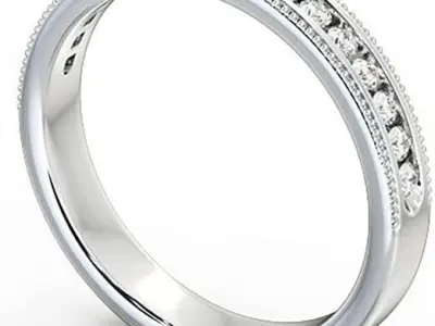 Band Ring 3D print model 68