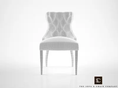 The Sofa and Chair Co Guinea dining chair 3D model