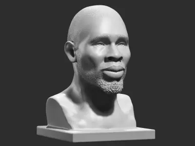 human head modern sculpture 3d print model 85 3D print model