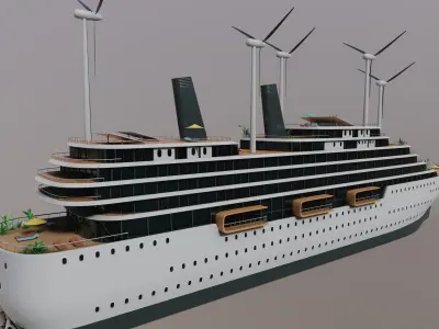 Luxury Liner 3D model