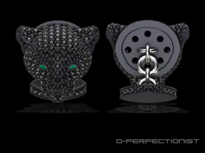 Luxury Diamond Cuffling 3D print model