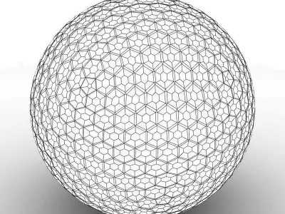 Golf ball 3D model 3D model