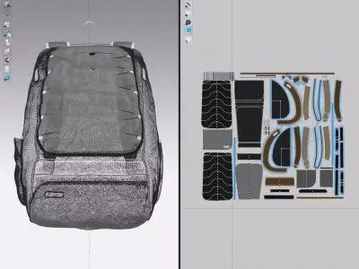 Bassebal Bat Bag  3D model