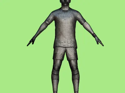 T-Pose Rodrygo Real Madrid 23-24 3D model