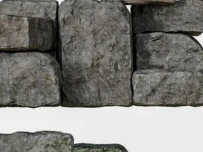 Landscape Stone Modern 3D model
