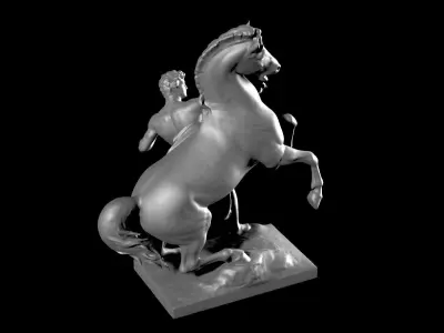 Horse Sculpture 3D print model