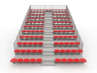 Bleachers 22 3D model