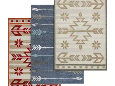 Rug Set 1865 3D model
