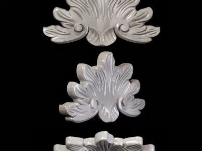 Classic carved 041 3D model
