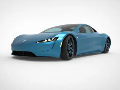 Tesla Roadster 2020 3D model