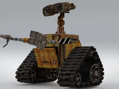 PostApocalyptic  Cleanup Robot Mechanical 3D Model SolidWorks  3D model