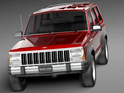 Jeep Cherokee 1984 1996 3D model