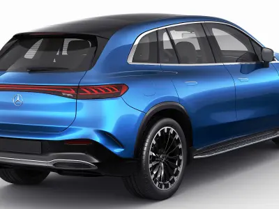 Mercedes EQS SUV 2023 3D model