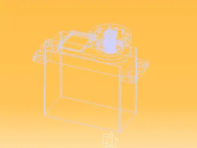 MG995-996 Servo Motor 3D print model