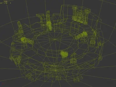 Game Low Mode - Sleeping Beauty Castle 02 3D model