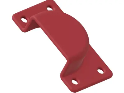 Plastic Furniture Roller Bracket Toy 3D model