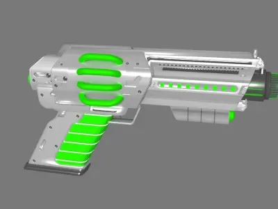 Sci fi Blaster Hand Gun 3D model