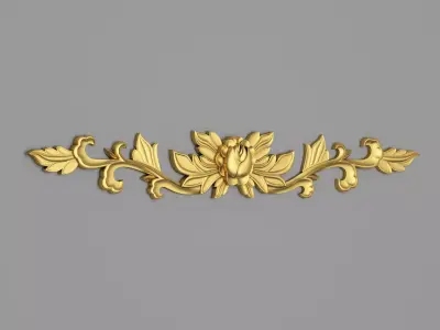 Classic Carved 004 3D model