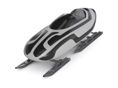 Skeleton Sled 3D model