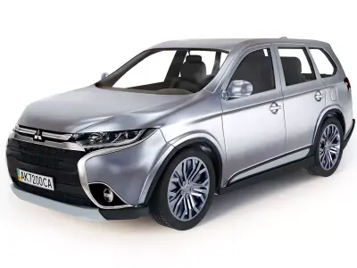 Mitsubishi outlander 2017 3D model