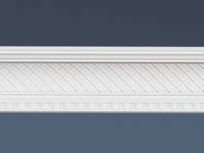 Decorative Crown Molding 3D model buy