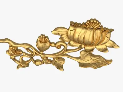Classic decor ornament 268 3D model
