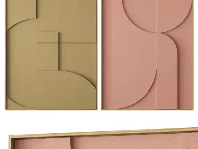 Relief Artwork 10 3D model