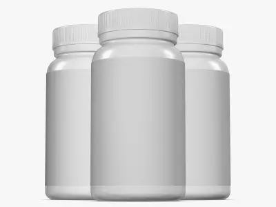 Vitamin Bottle  3D model