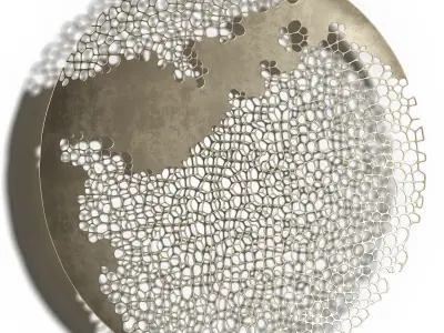 Coral Wall Sculpture 3D model