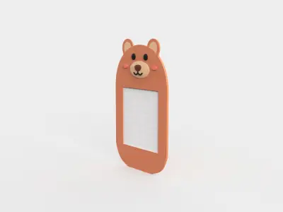 Cartoon Animal Frames Pack 01 Low-poly 3D model