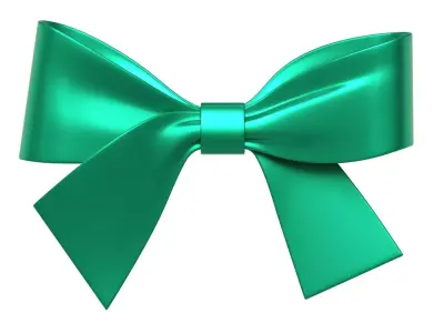 Christmas Bow Ribbon 81 Low-poly 3D model