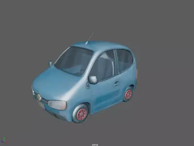 TOON Car 04 3D model
