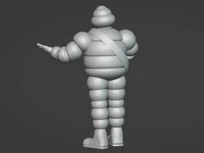 FIGURE MICHELIN CHARACTER SCALE 164 3D print model