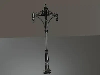 Light Post Free low-poly 3D model