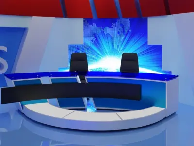News Set - Virtual  3D model