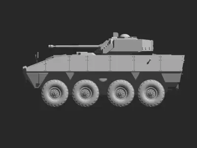 Patria amv 35 8x8 3D print model