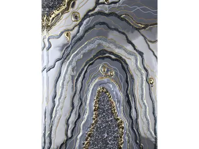 Geode Panno Low-poly 3D model