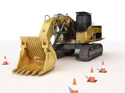 Bulldozer 3D model