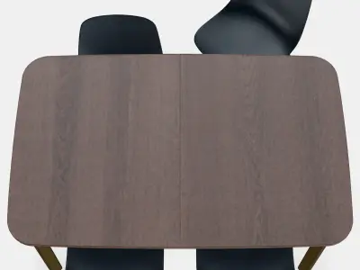 STRANDTORP - ODGER Table and 4 chairs 3D model