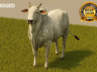 Cattle cow 3D model