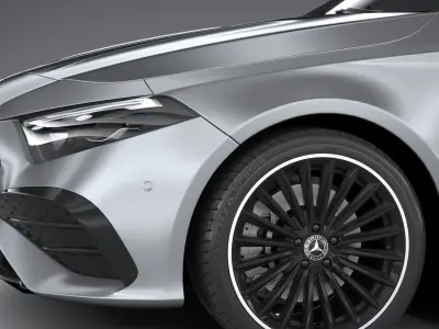Mercedes-Benz A-Class Sedan AMG 2023 3D model