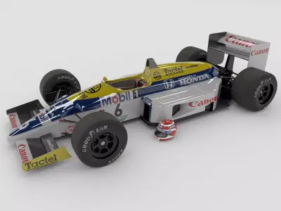 Williams FW11 Formula-1 3D model