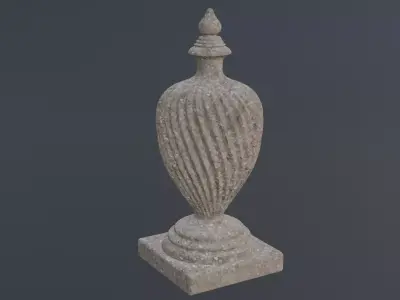 Decorative Stone Finial 3D print model