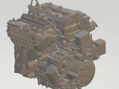 ROTAX 999T DCT 3D model