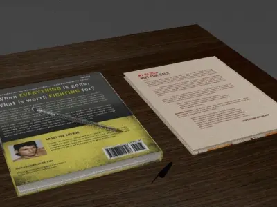 Book basic  Low-poly 3D model