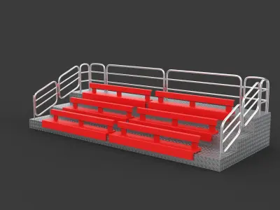 Outdoor Movable Grandstand  3D model