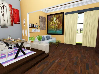 Modern House 3D Model 3D model