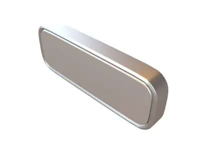 Empty Luxury Button V1 002 Low-poly 3D model