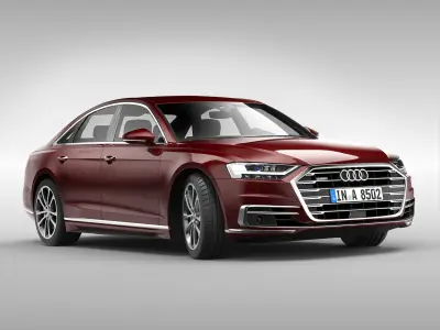 Audi A8 2018 3D model